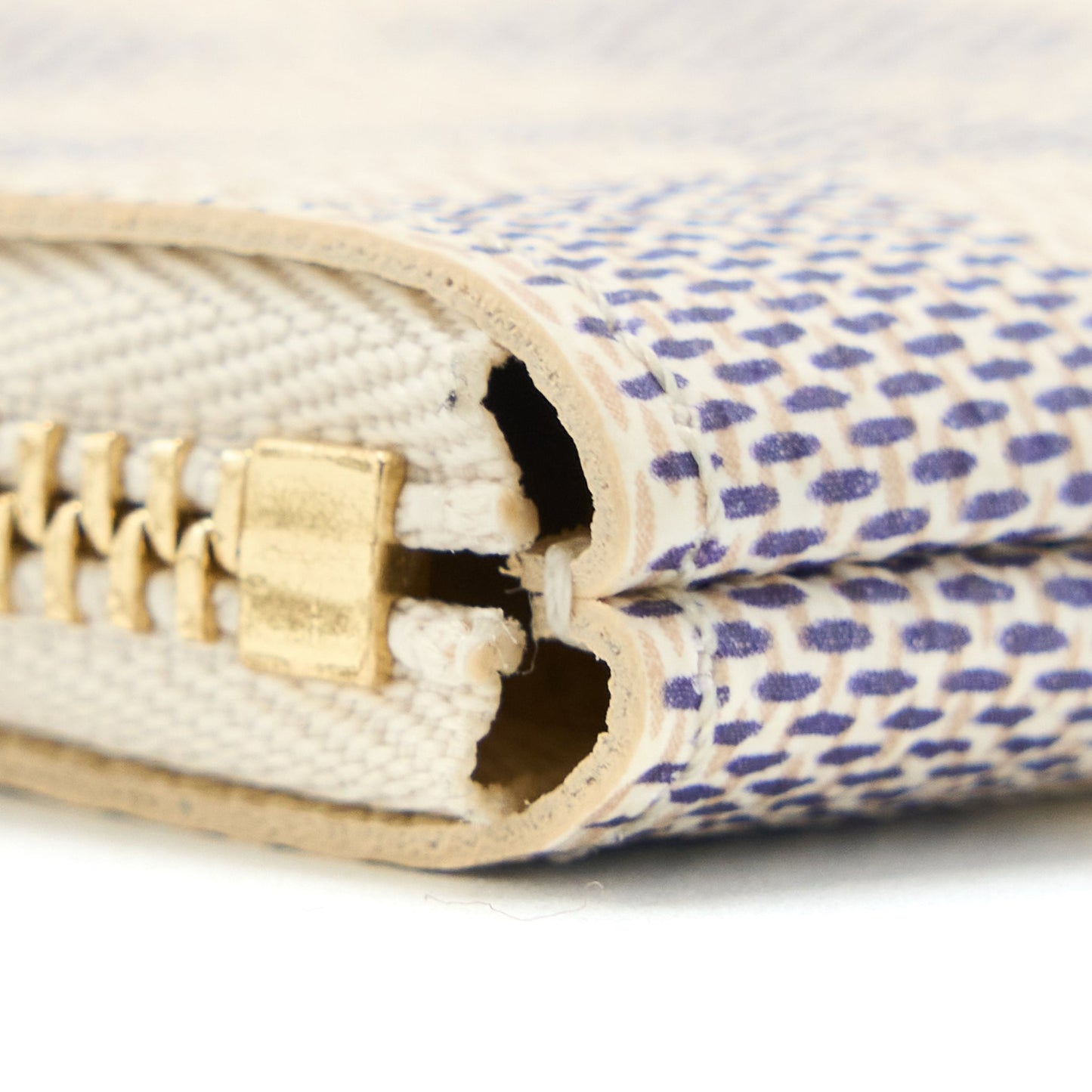 Louis Vuitton Key Pouch Damier Azure Canvas GHW