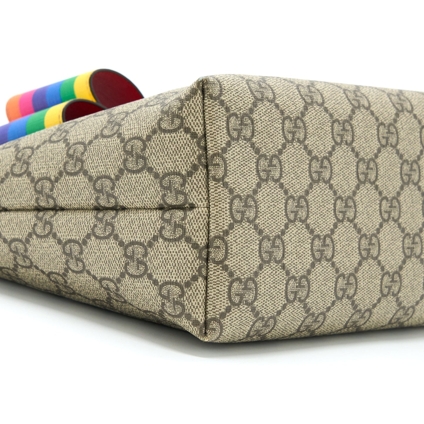 Gucci Children's GG Supreme/Multicolour Bow Tote