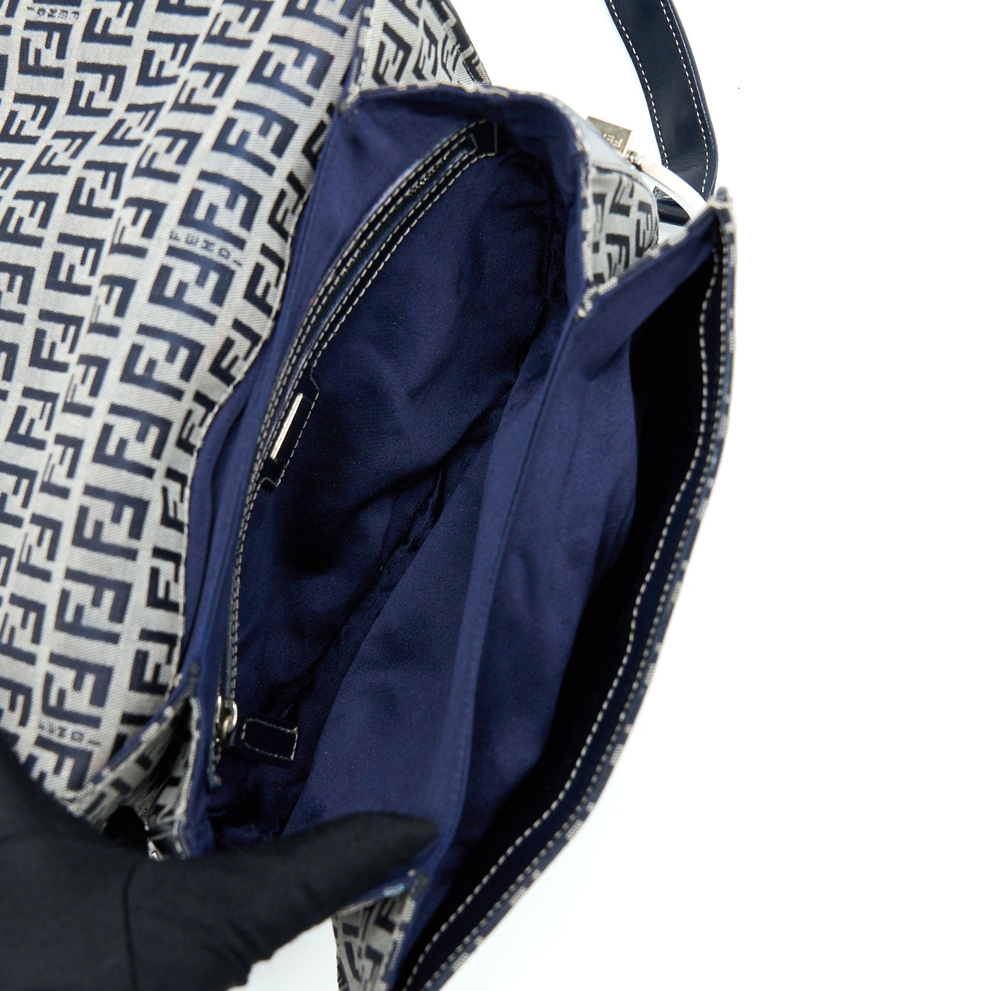 Fendi Vintage FF Logo Crossbody Bag SHW