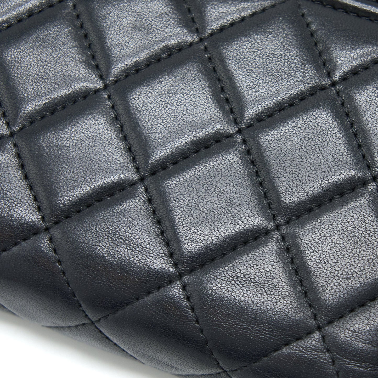 Chanel Boy Wallet On Chain Lambskin Black SHW