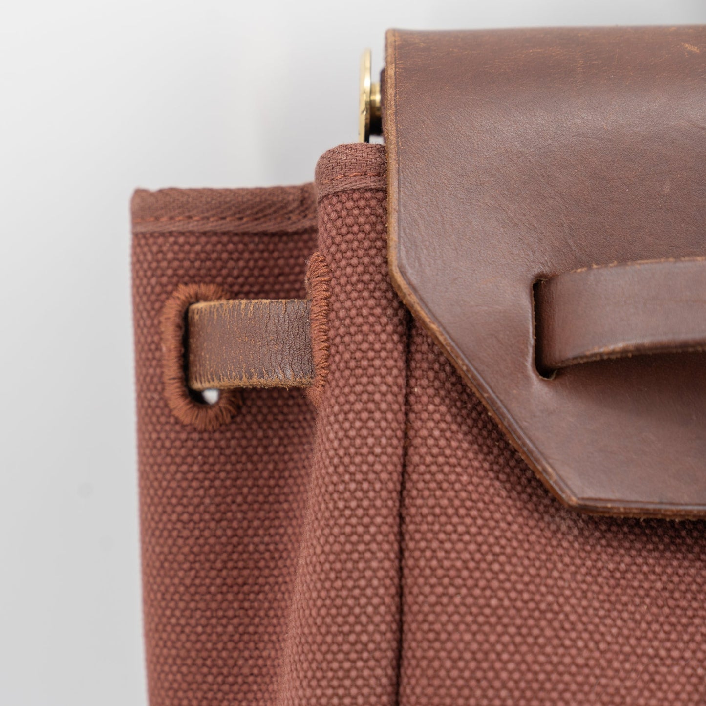 Luxury Hermes herbag ado pm 2way backpack