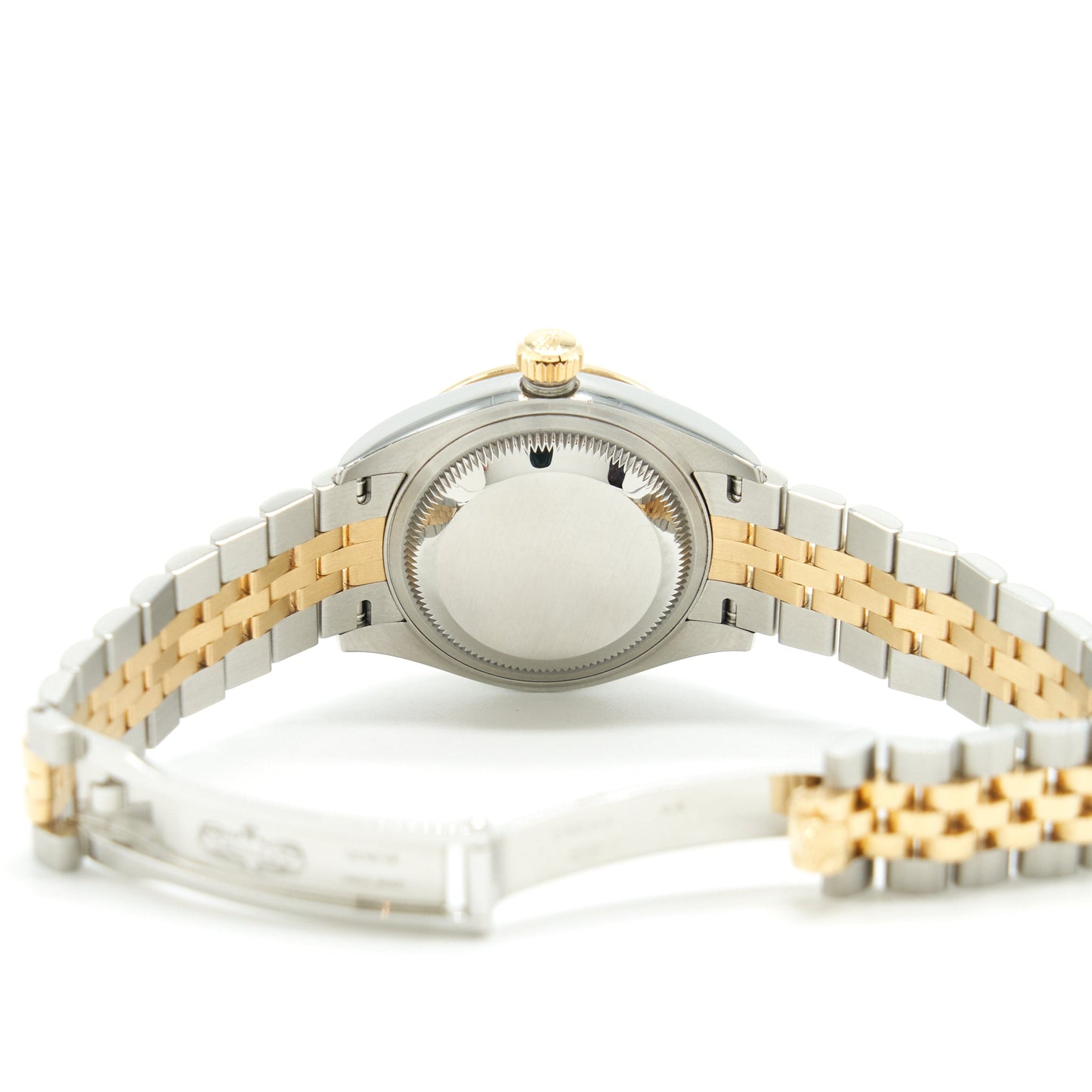 Rolex 28mm Lady Datejust Oyster Perpetual OysterSteel Yellow Gold Diamond Set Dial With Jubilee Bracelet Model: 279383RBR-0011