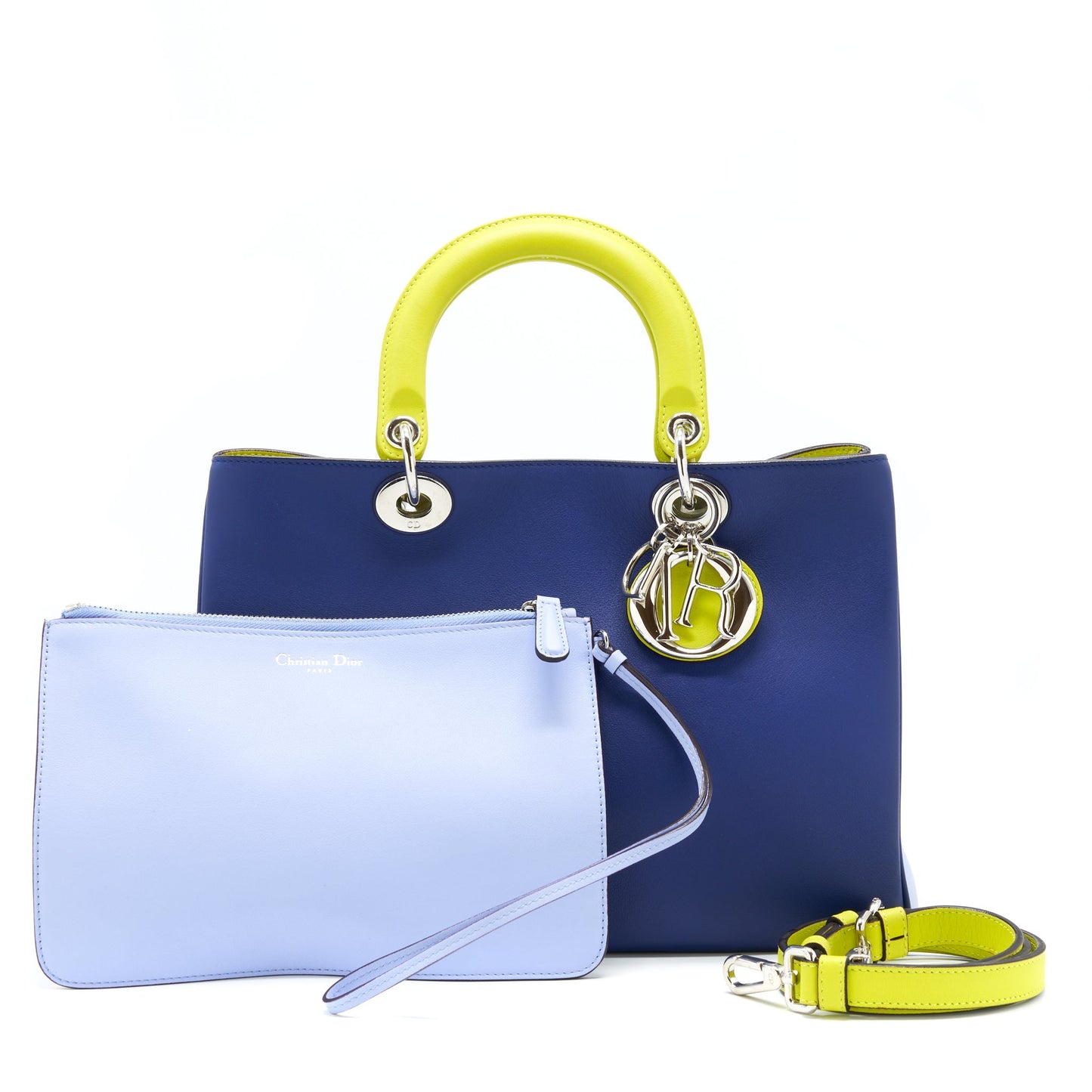 Luxury Dior Luxury Diorissimo tote bag blue/multicoloured SHW