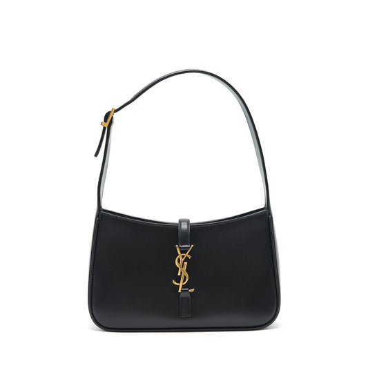 Saint Laurent Le 5 A 7 Hobo Bag calfskin black GHW
