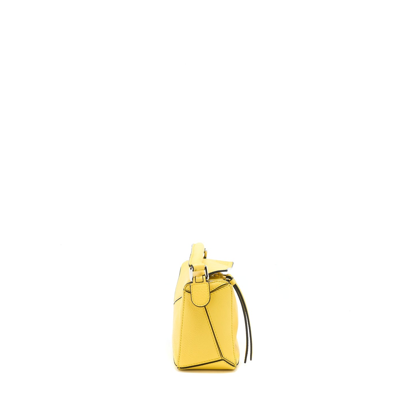 Loewe Mini Puzzle Bag Calfskin Yellow SHW