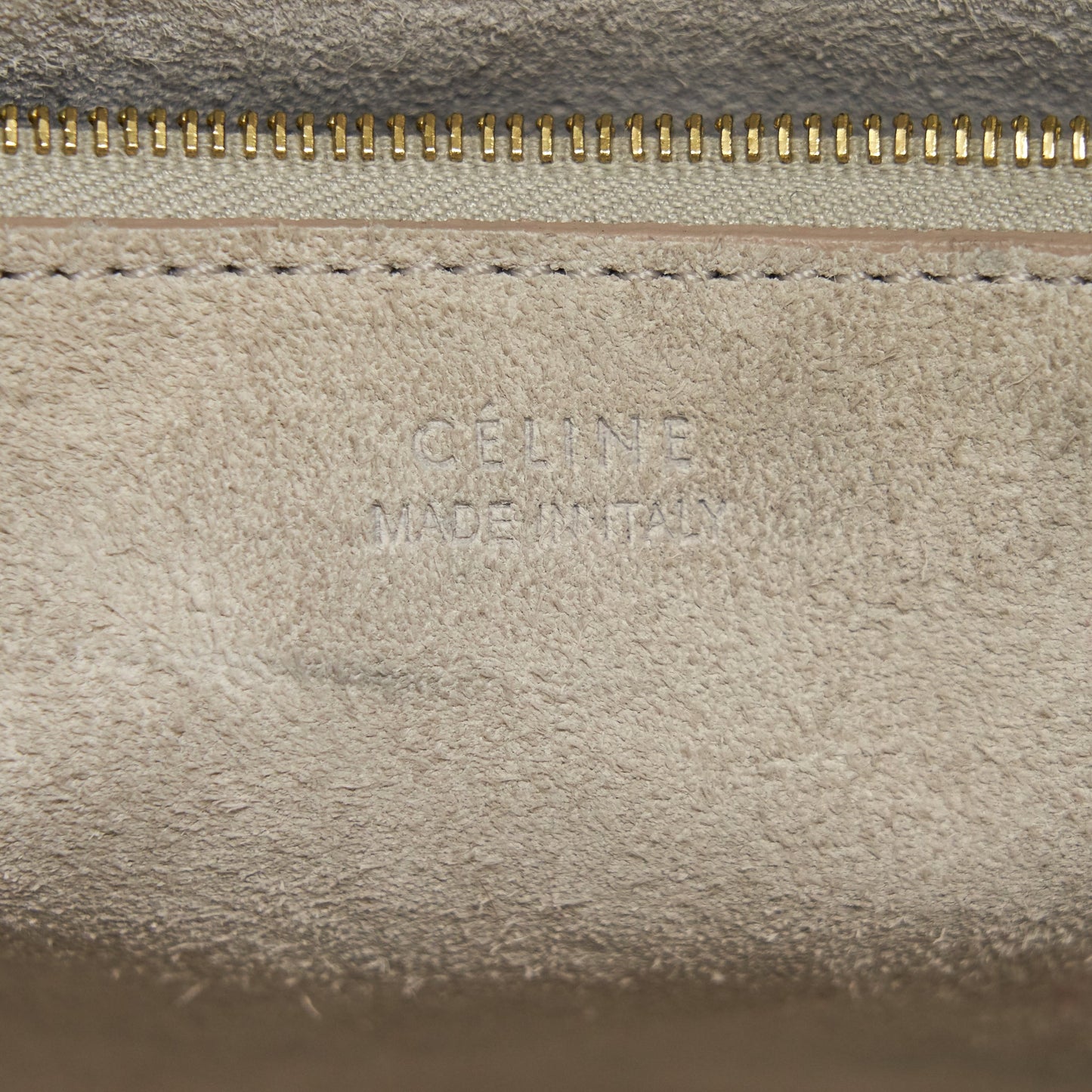 Celine Sangle Bucket Bag Grained Calfskin Clay GHW