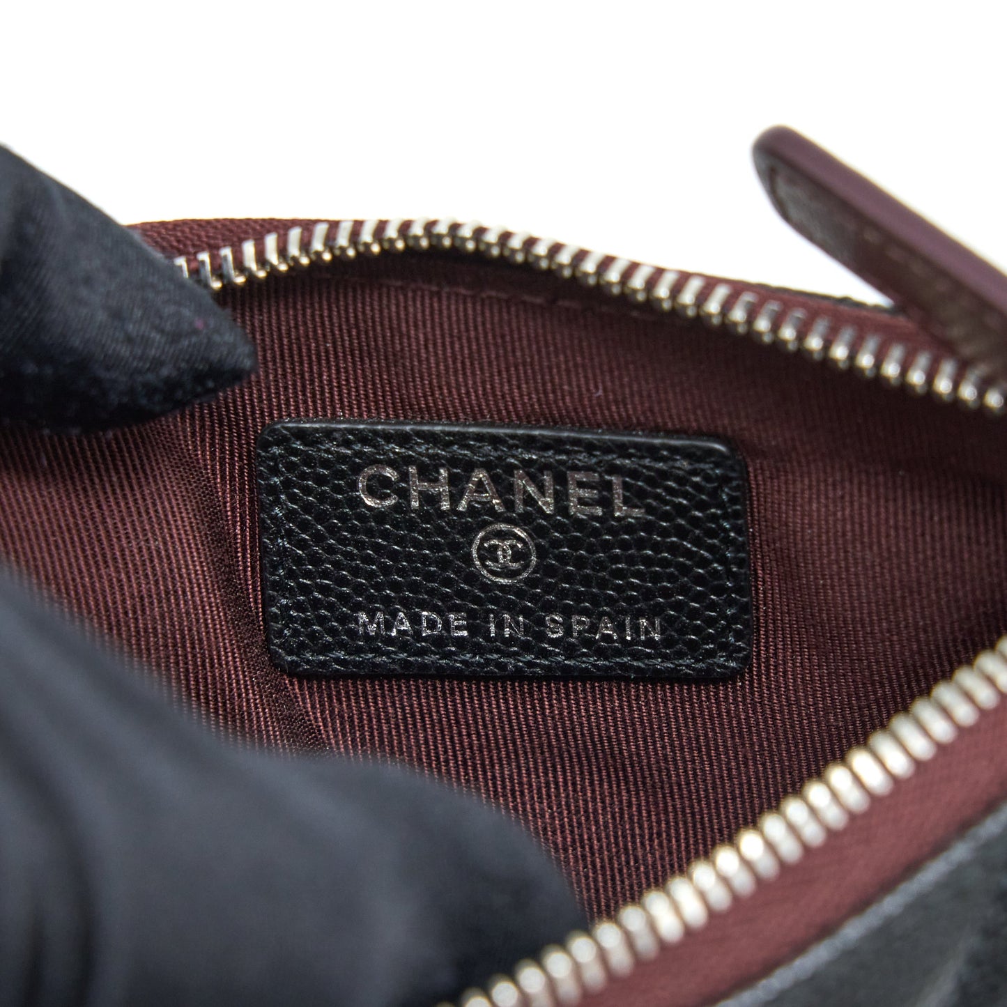 Chanel Mini Pouch Caviar Black SHW