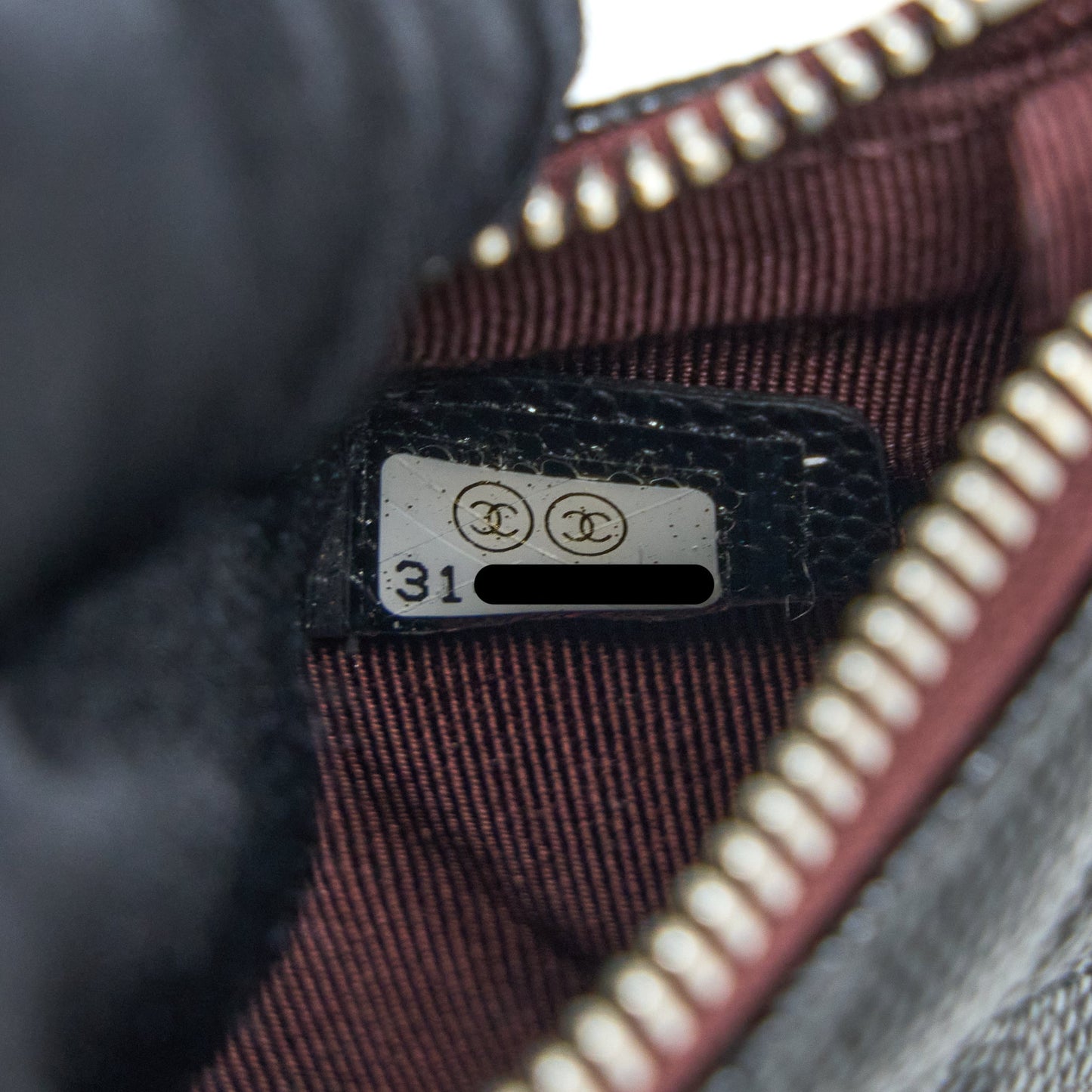 Chanel Mini Pouch Caviar Black SHW