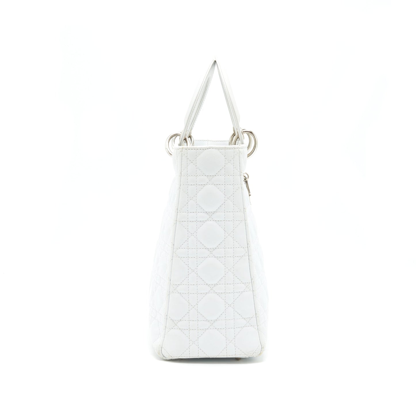 Luxury Dior Lady Luxury Dior Bag Large in White SHW