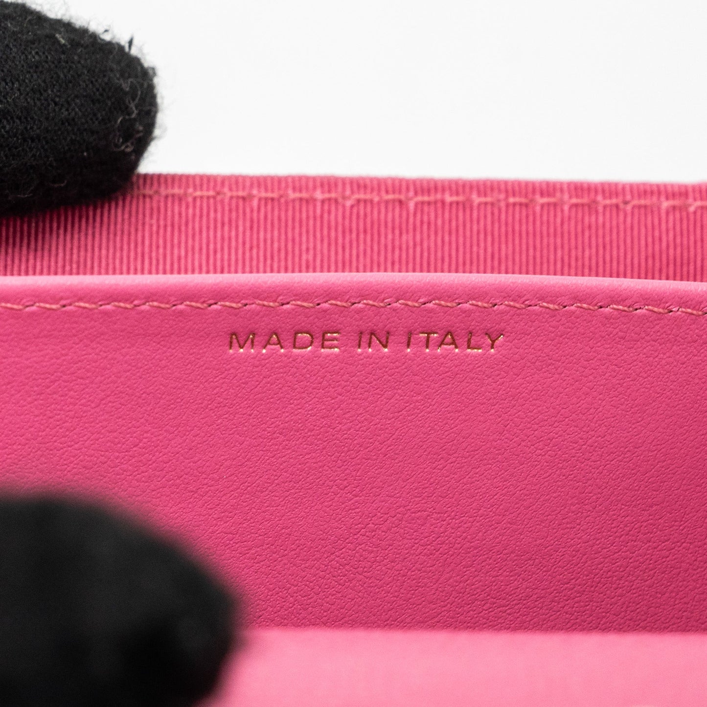 Chanel quilted small flap wallet caviar pink LGHW