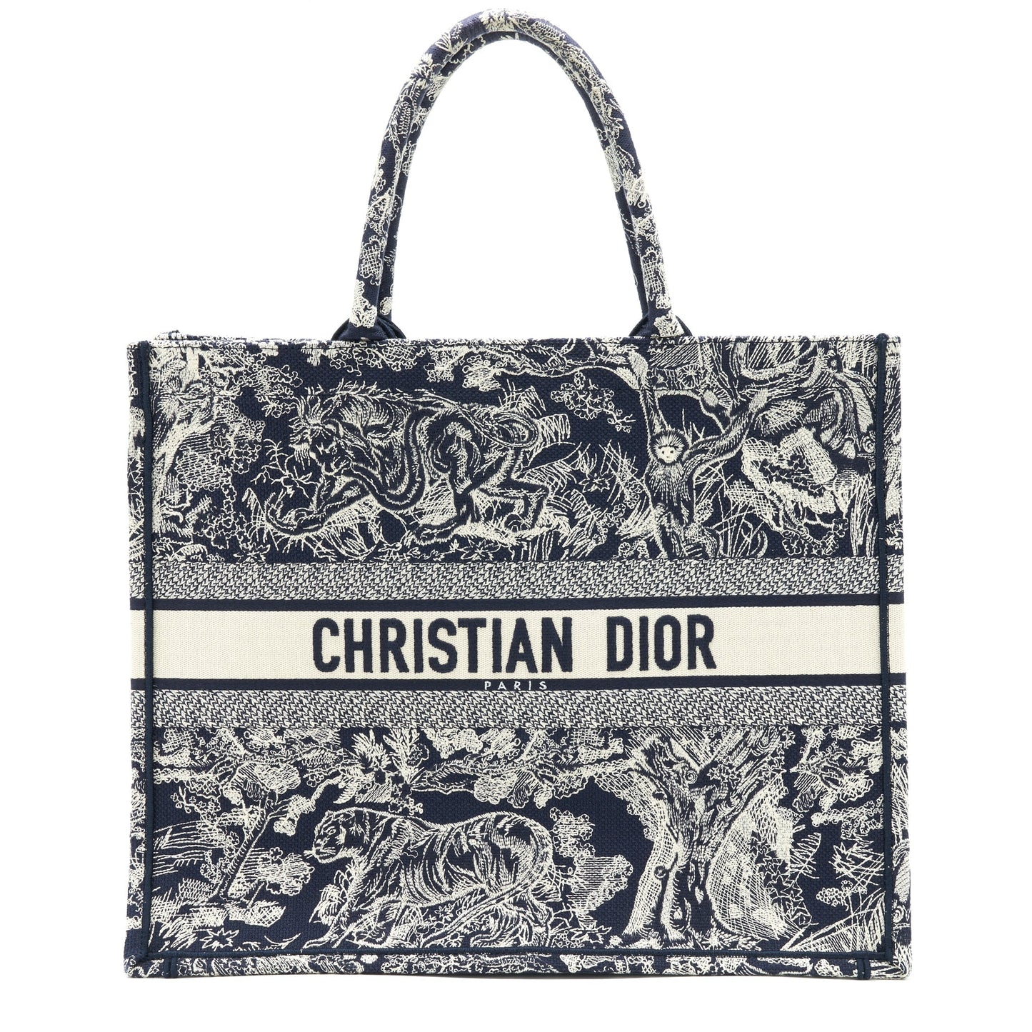 Luxury Dior book tote large limited edition
