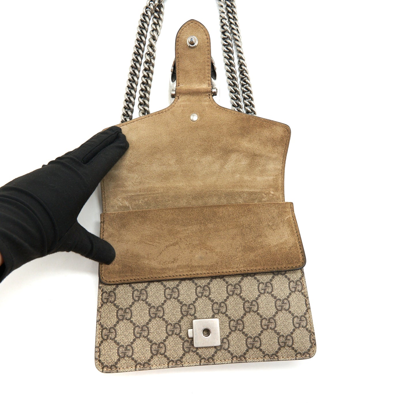Gucci Mini Dionysus GG Supreme Canvas/ Beige