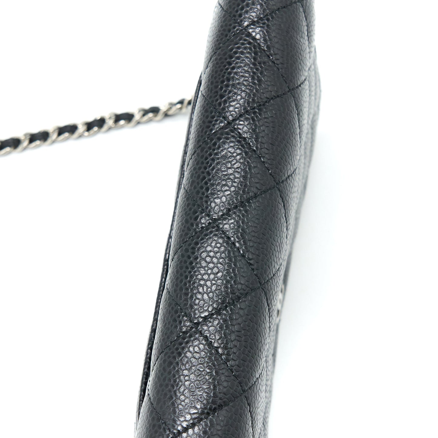 Chanel Classic Wallet on Chain Caviar Black SHW