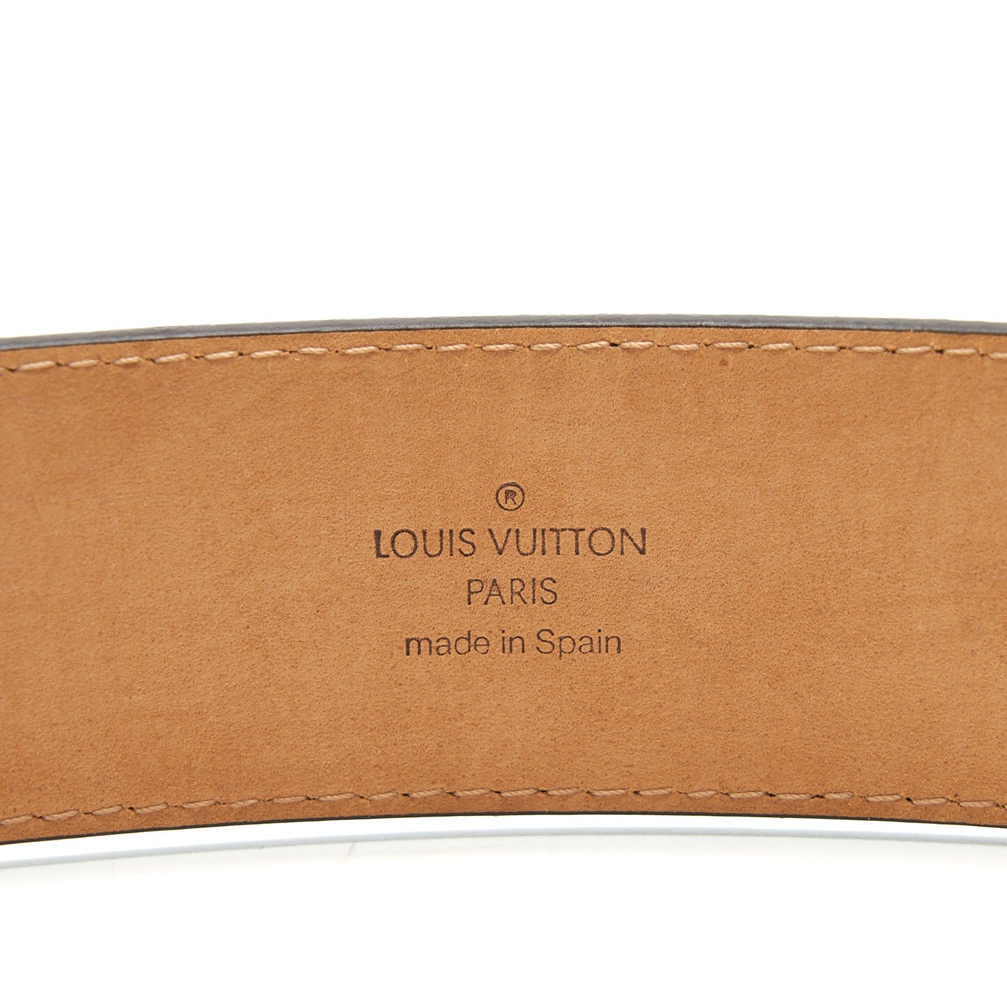 LOUIS VUITTON SIZE 90 DAMIER EBENE BELT