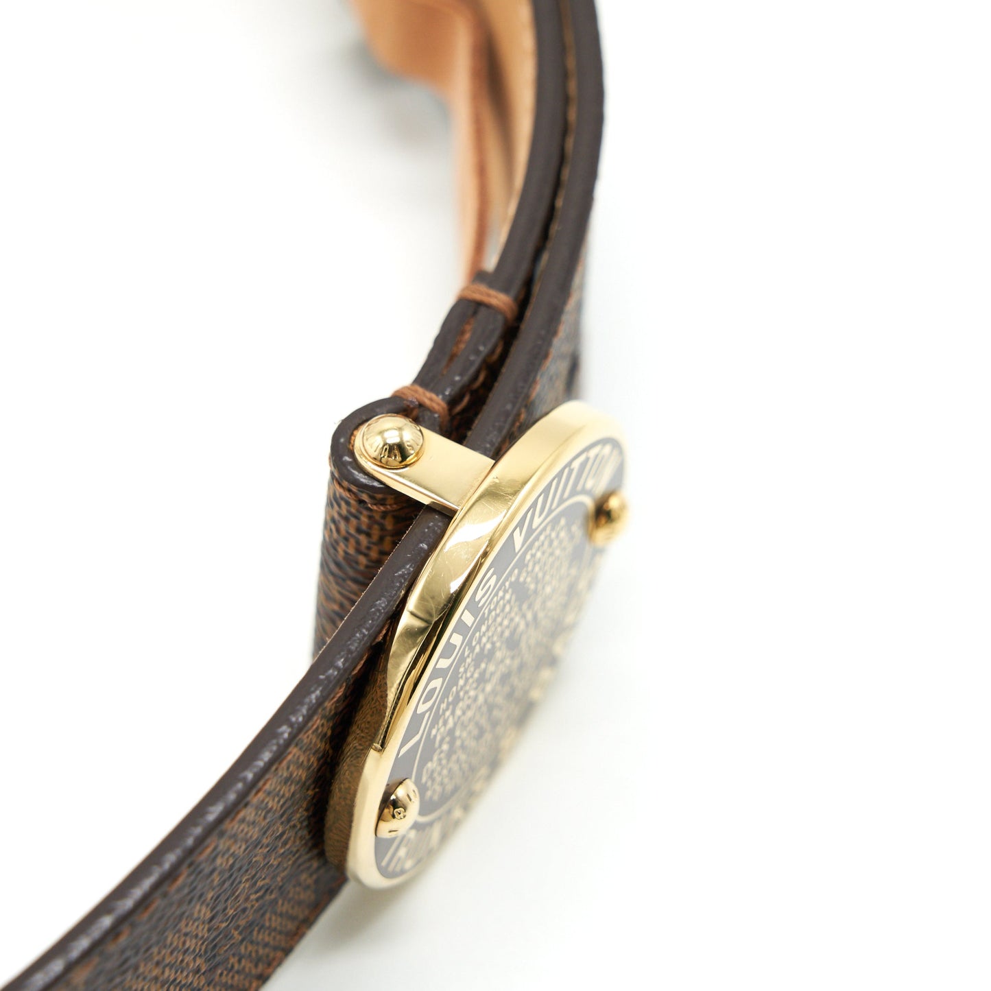 LOUIS VUITTON SIZE 90 DAMIER EBENE BELT