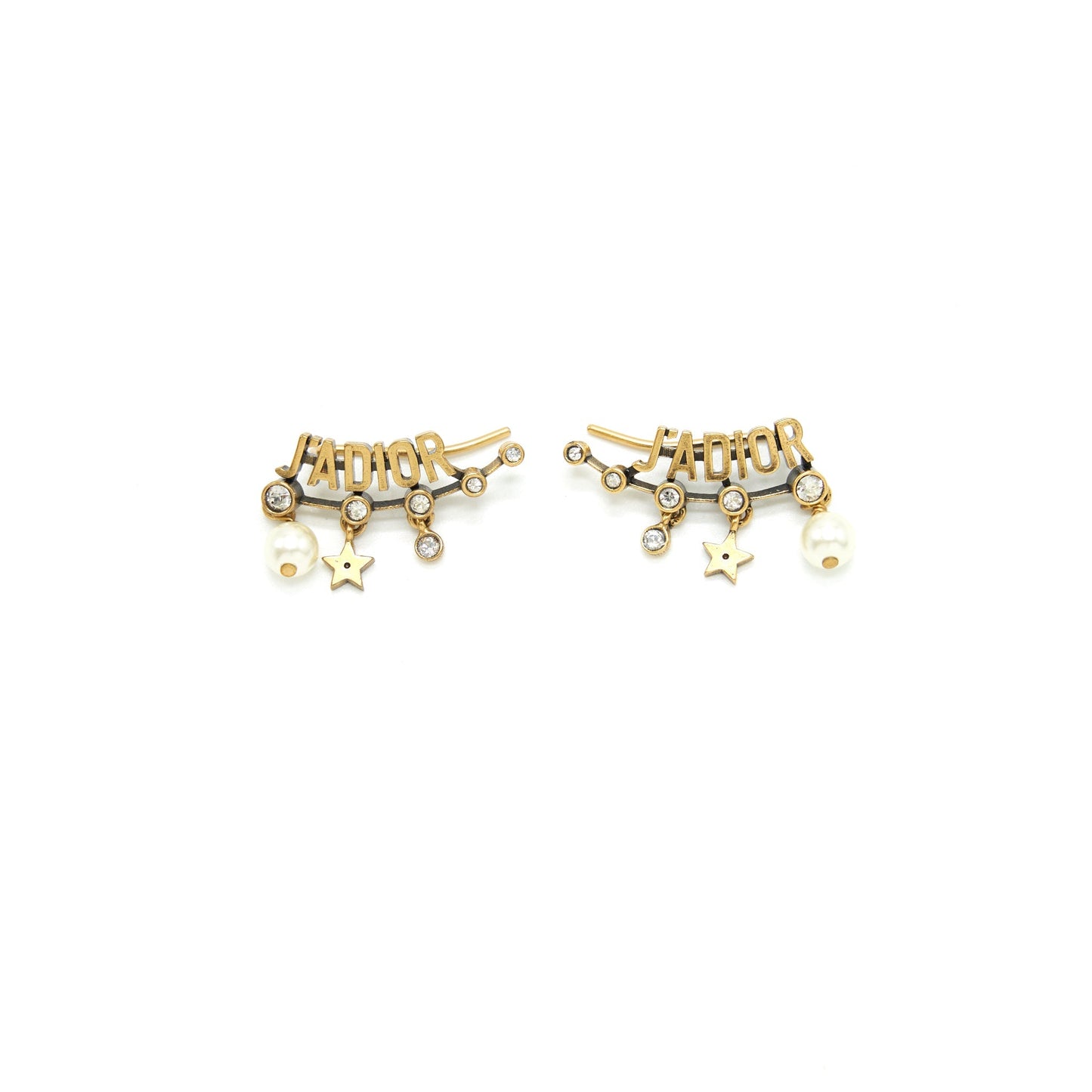 CHRISTIAN Luxury Dior J'ALuxury Dior WITH PEARL EARRINGS