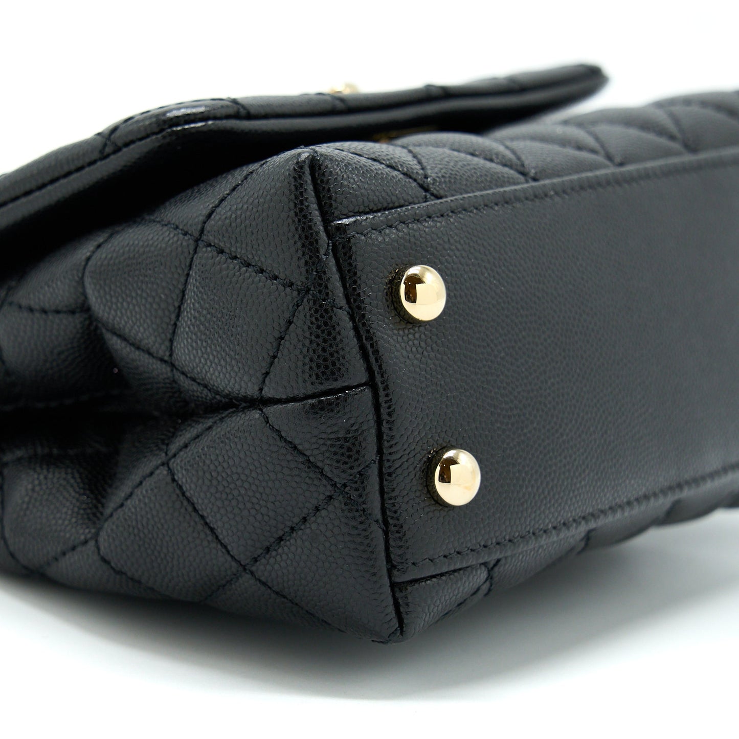 Chanel Mini Coco Handle Caviar Black LGHW