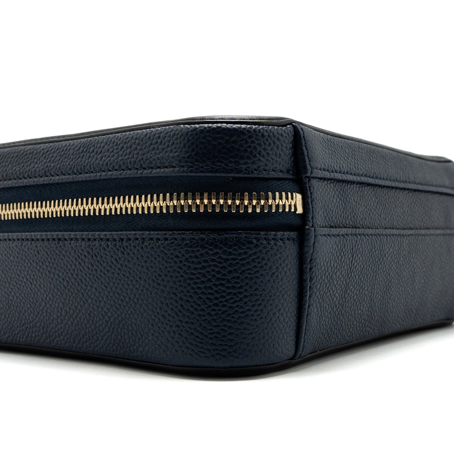 Chanel Filigree Camera Bag Caviar Dark Blue/ Black GHW