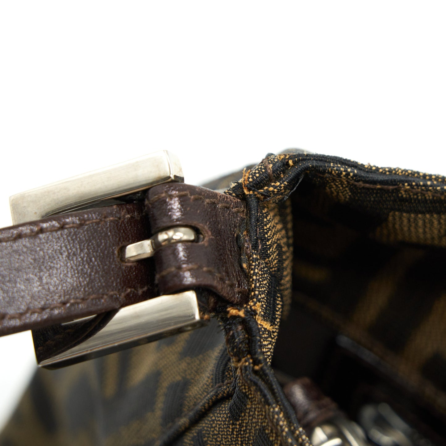 Fendi Vintage Zucca Shoulder Bag