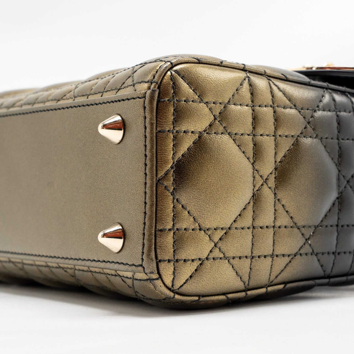 Dior Small Lady Dior Lambskin Black / Gold LGHW