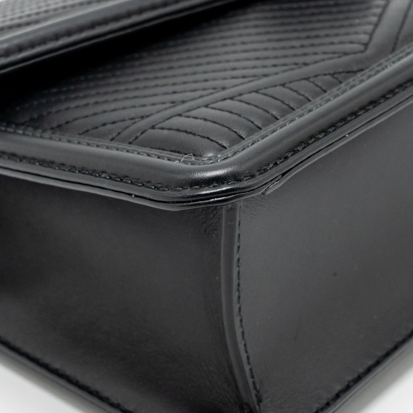Bvlgari Serpenti Forever flap bag calfskin black ruthenium hardware