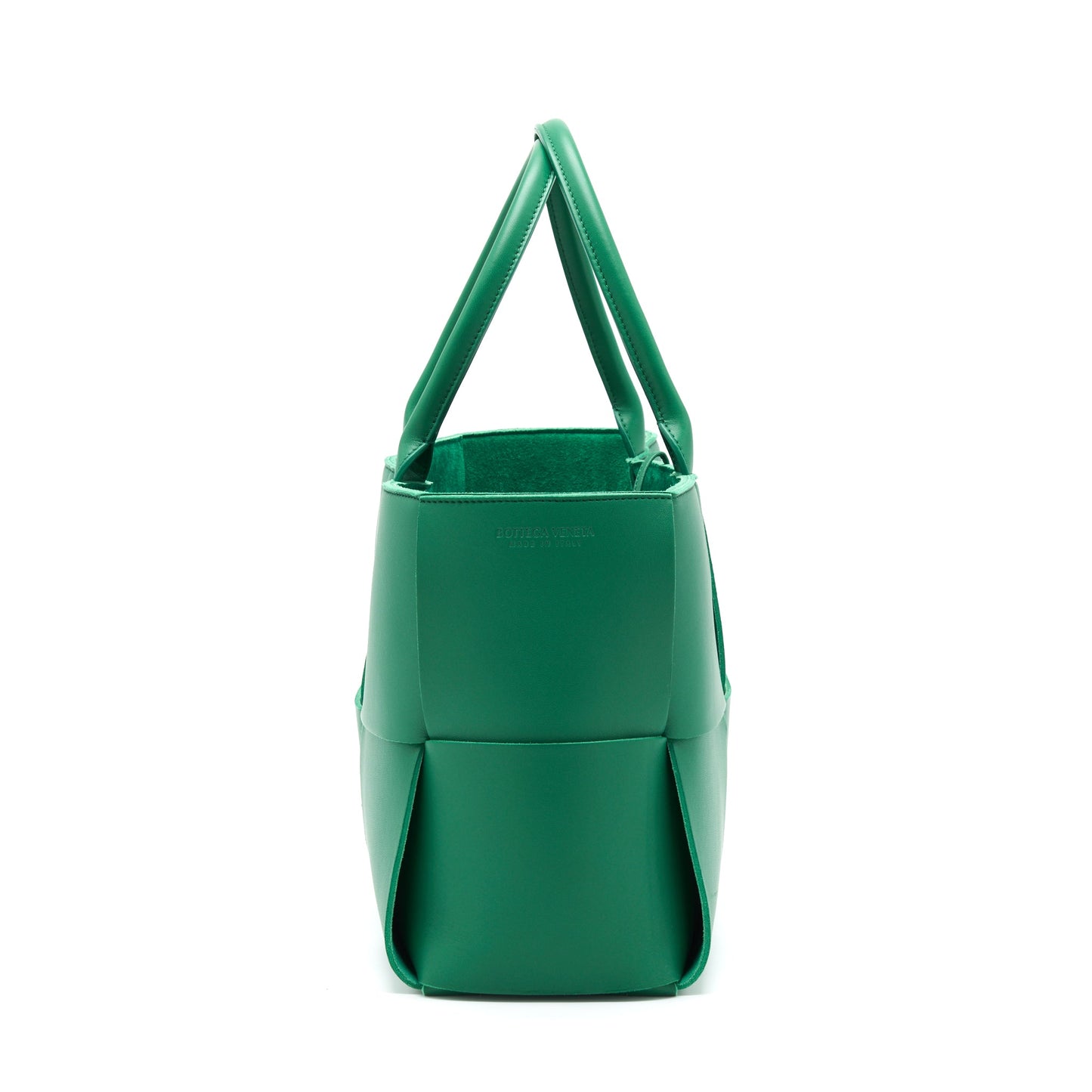 Bottega Veneta Arco Tote Bag Lambskin Parakeet Green GHW