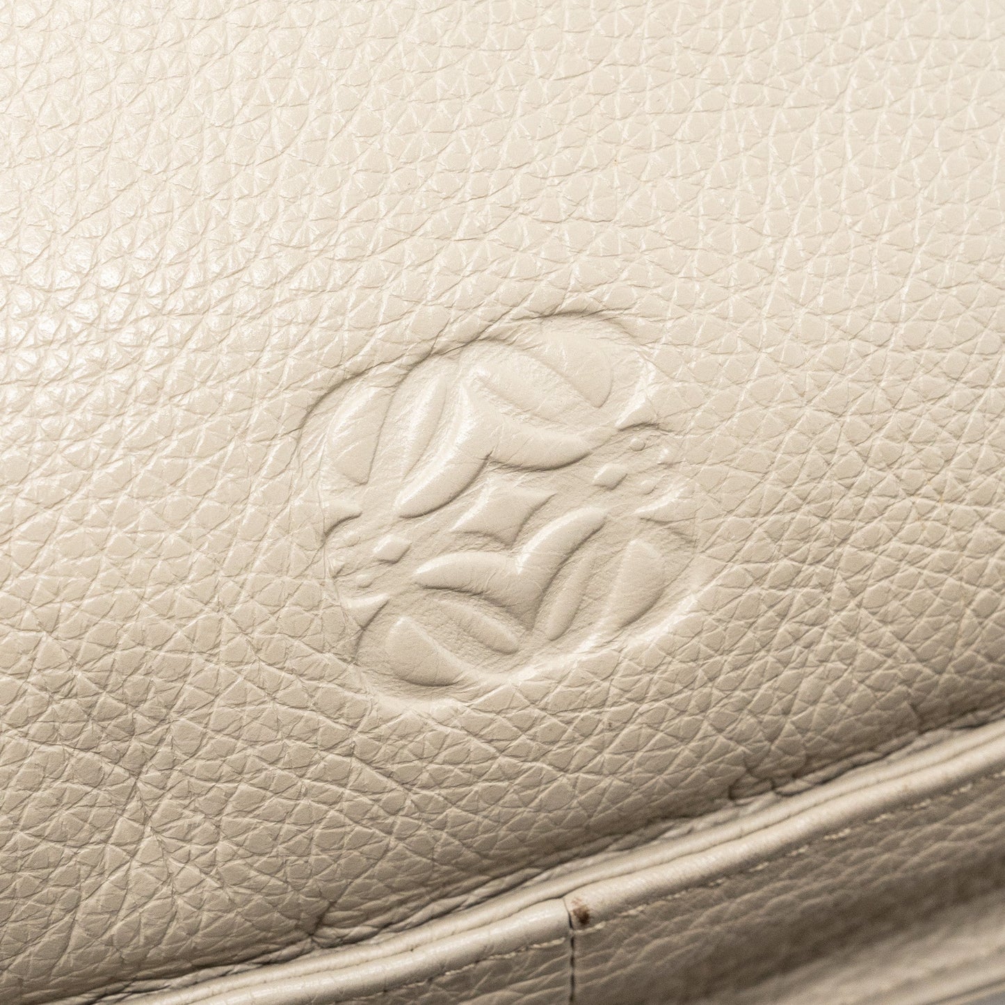 Loewe flamenco bag calfskin beige LGHW