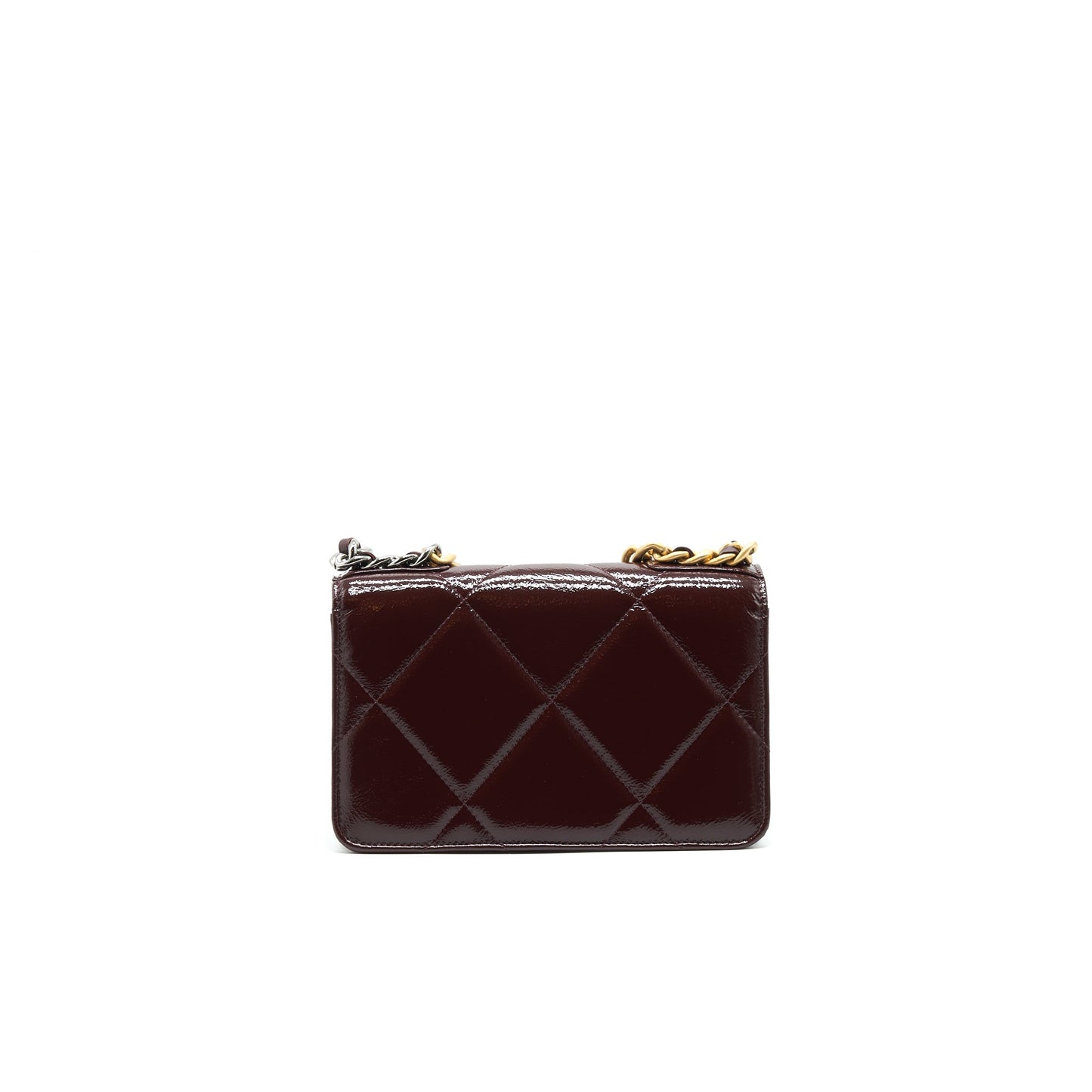 Chanel 19 Wallet On Chain Burgundy