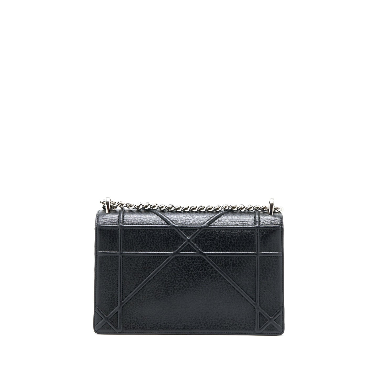 Luxury Dior Medium Luxury Diorama Calfskin Black SHW