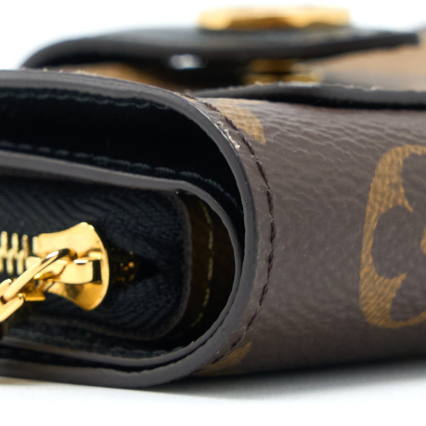 Louis Vuitton Juliette Wallet Monogram Reverse Canvas GHW