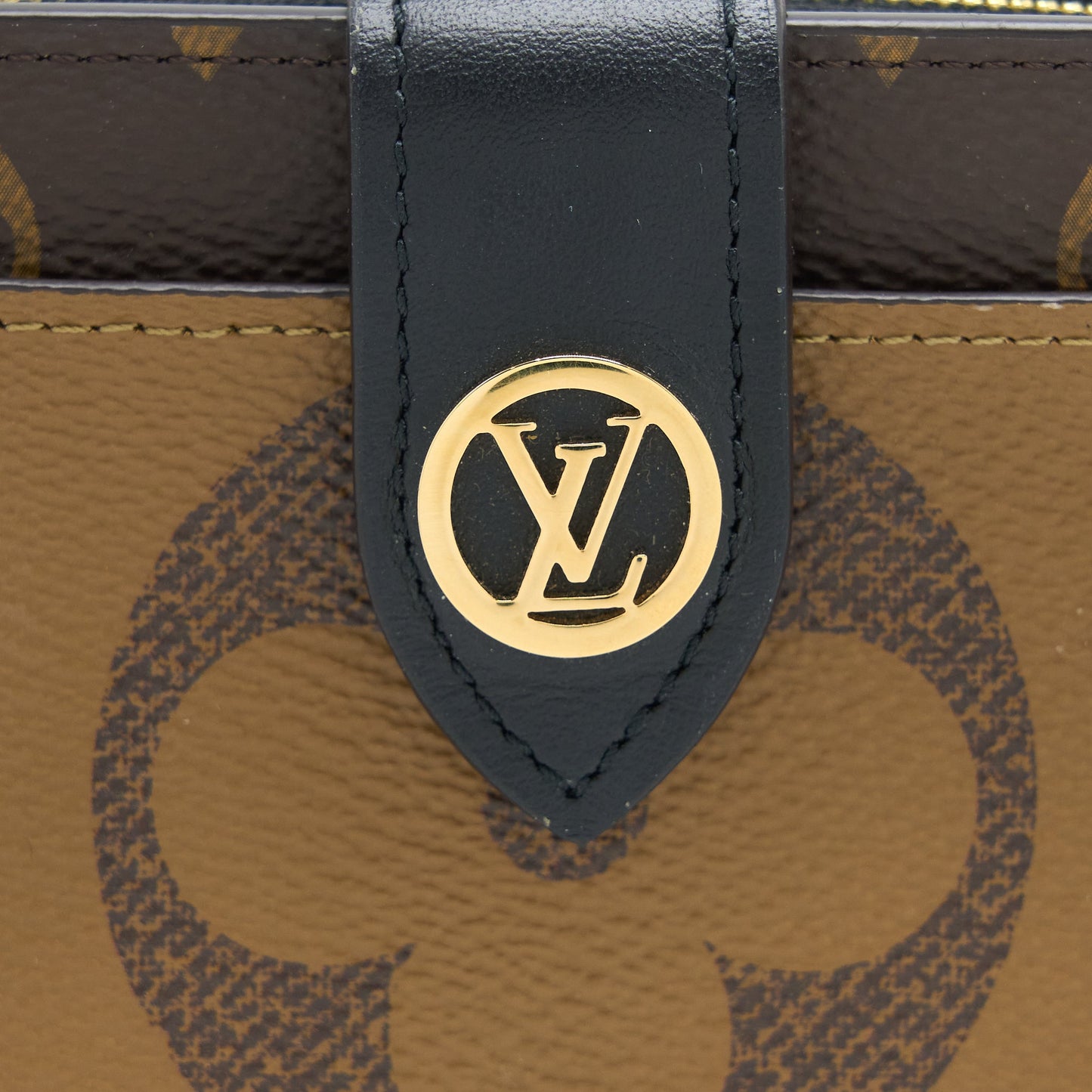 Louis Vuitton Juliette Wallet Monogram Reverse Canvas GHW