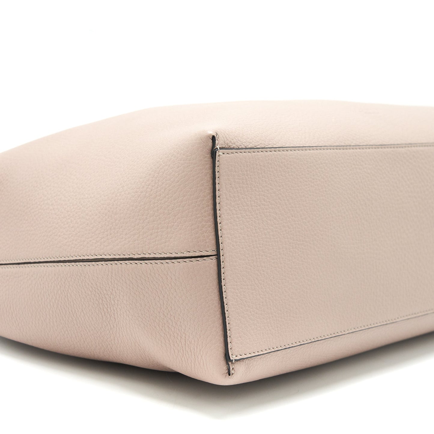 Valentino Large Rock-stud Leather Tote Pale Pink