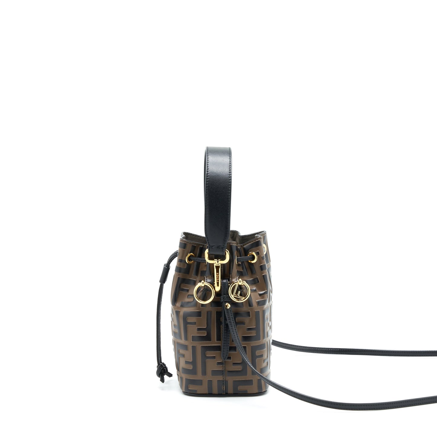 Fendi Mon Tresor Mini Bucket Brown GHW