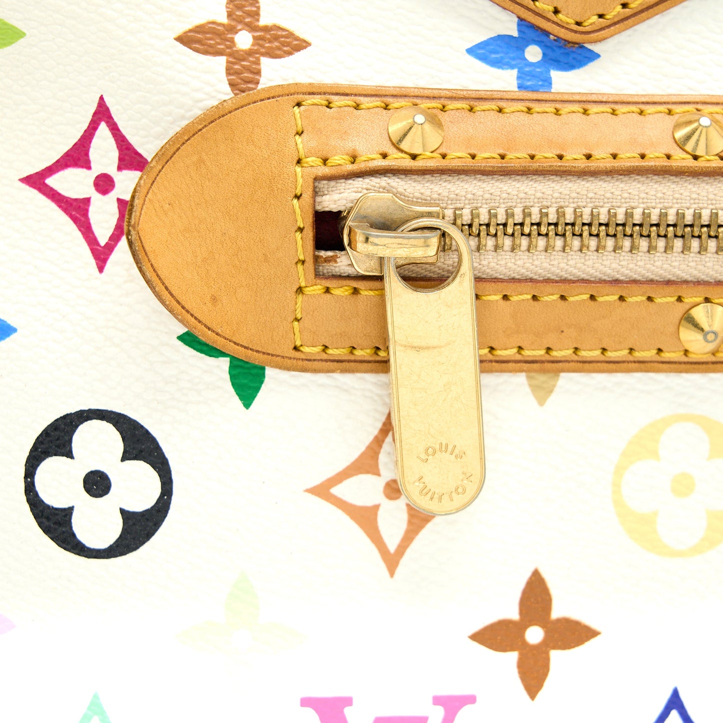 Louis Vuitton Alma Bag Monogram Canvas White/Multicoloured GHW