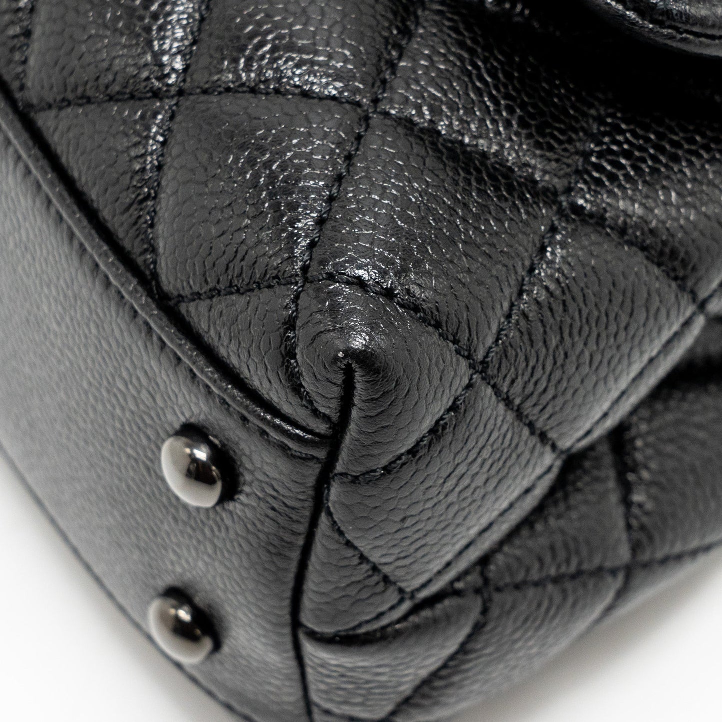 Chanel Small coco handle caviar So Black