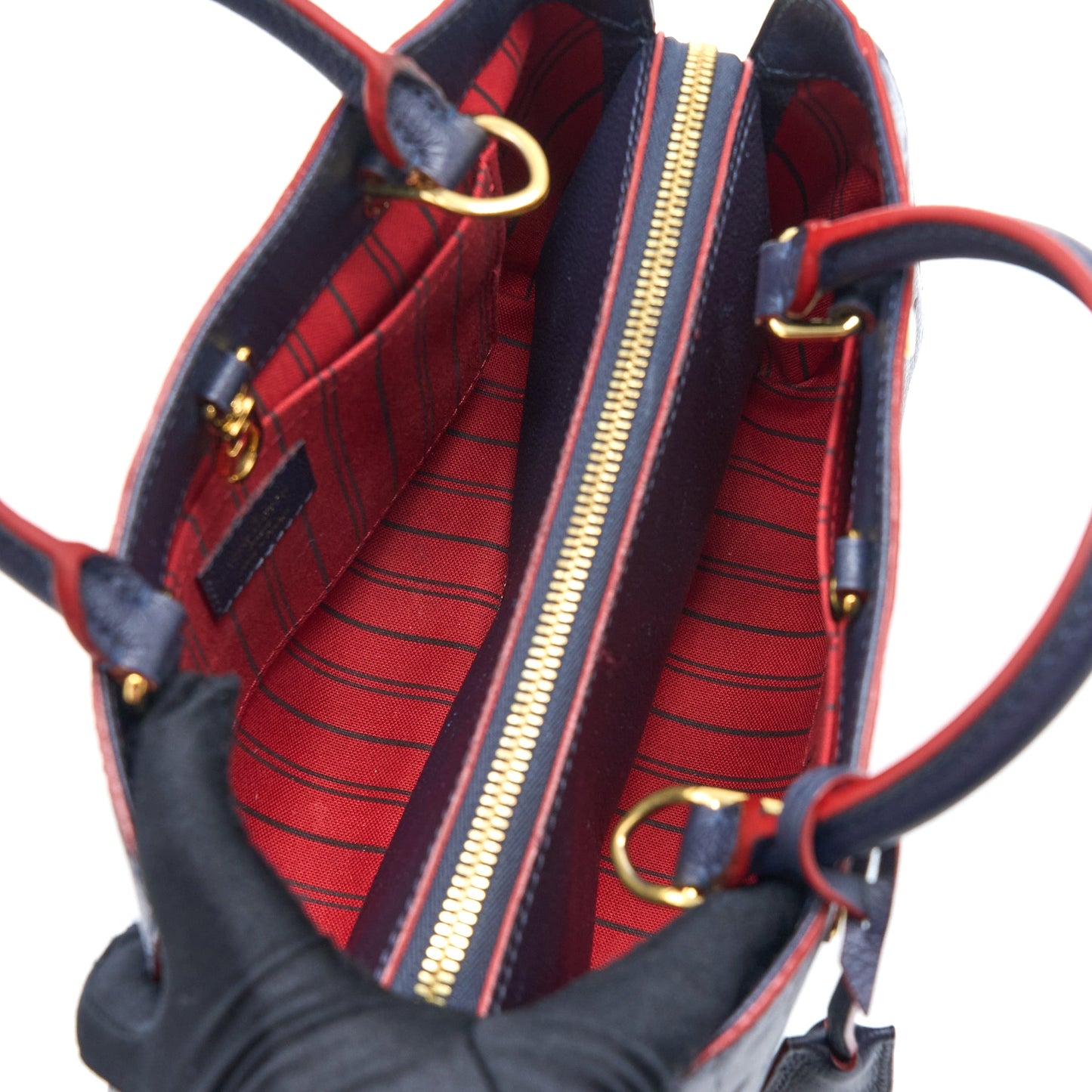 Louis Vuitton Montaigne BB Monogram Empreinte Navy GHW
