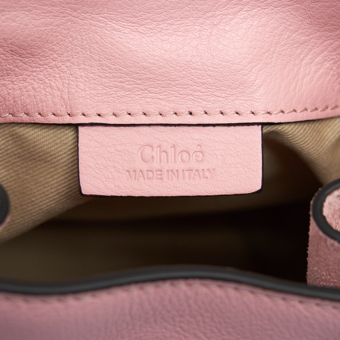 Chloe Faye mini backpack pink GHW