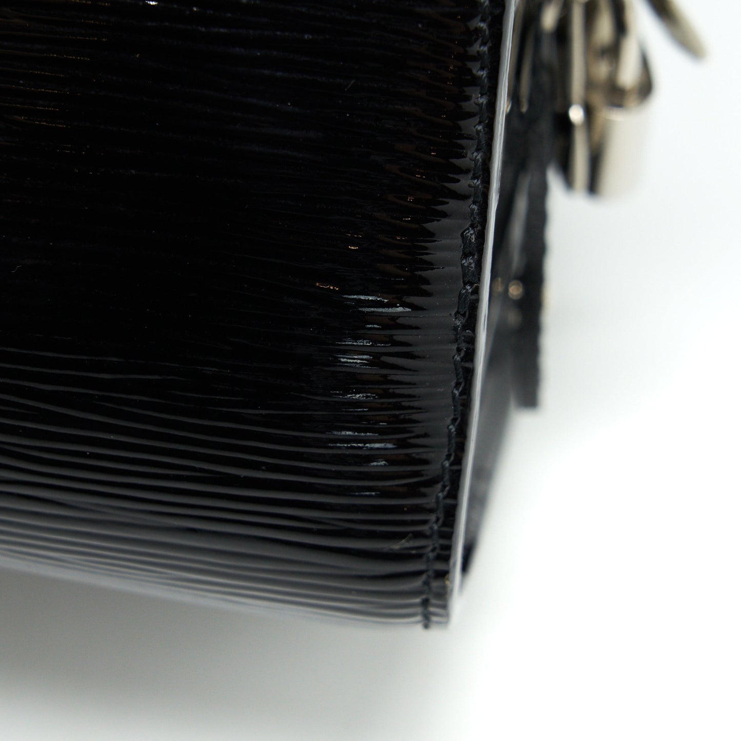 Louis Vuitton Bowling Bag EPI Patent Black
