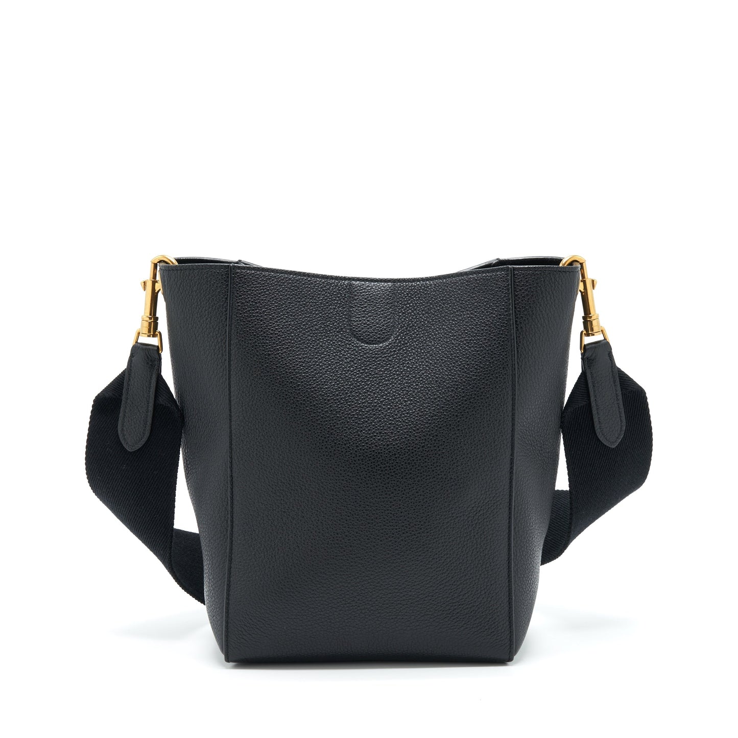 Celine Small Sangle Bucket Bag Soft Grained Calfskin Black GHW