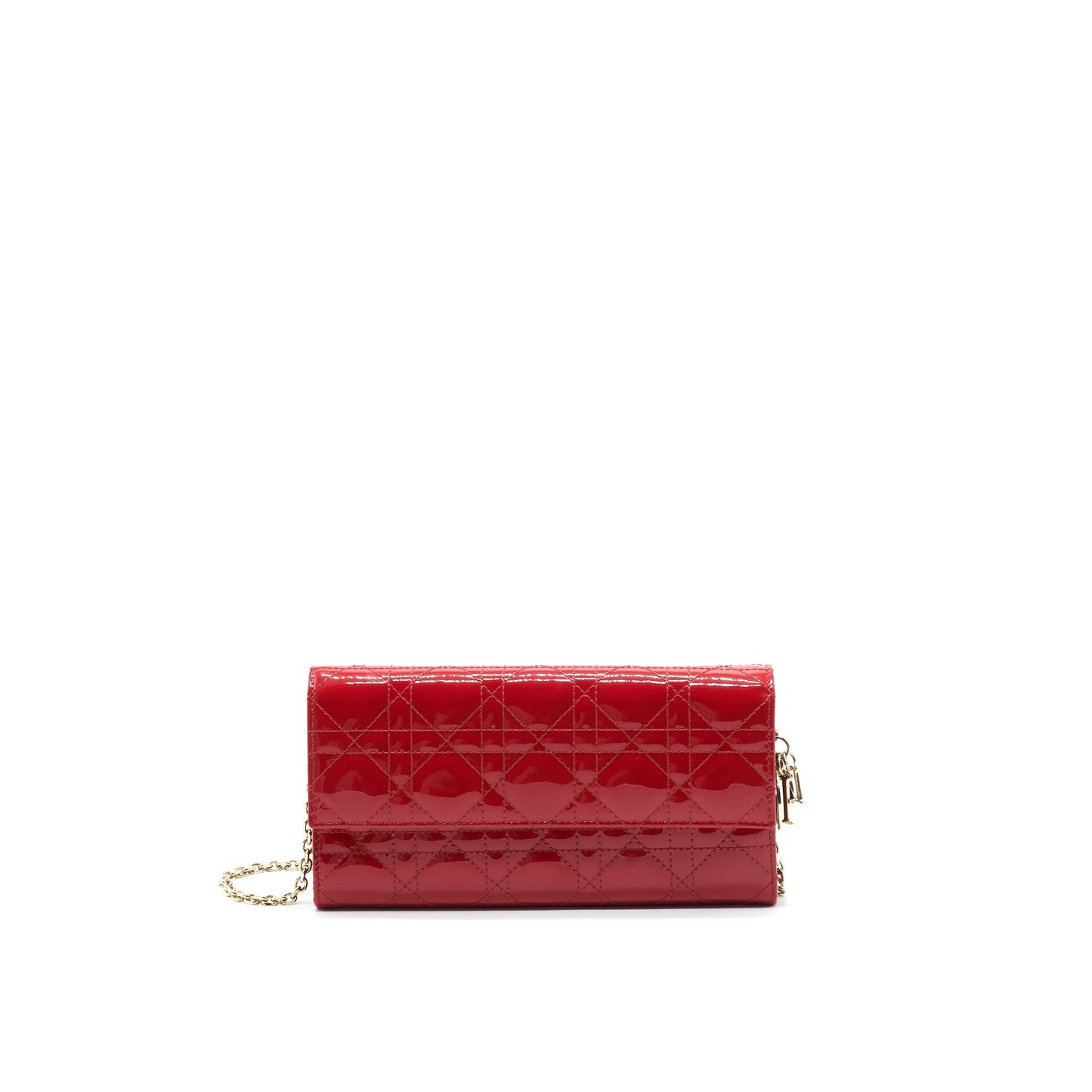 Luxury Dior Lady Luxury Dior Wallet on Chain Red LGHW