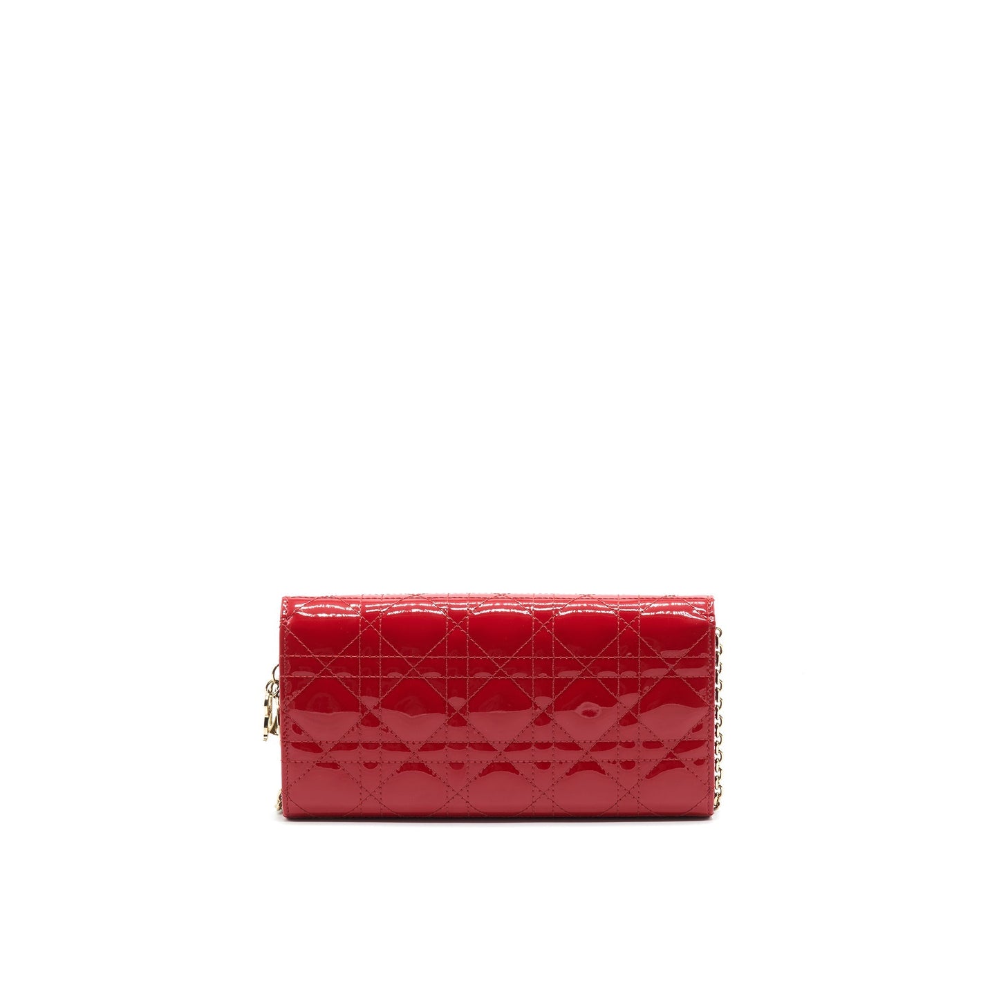 Luxury Dior Lady Luxury Dior Wallet on Chain Red LGHW