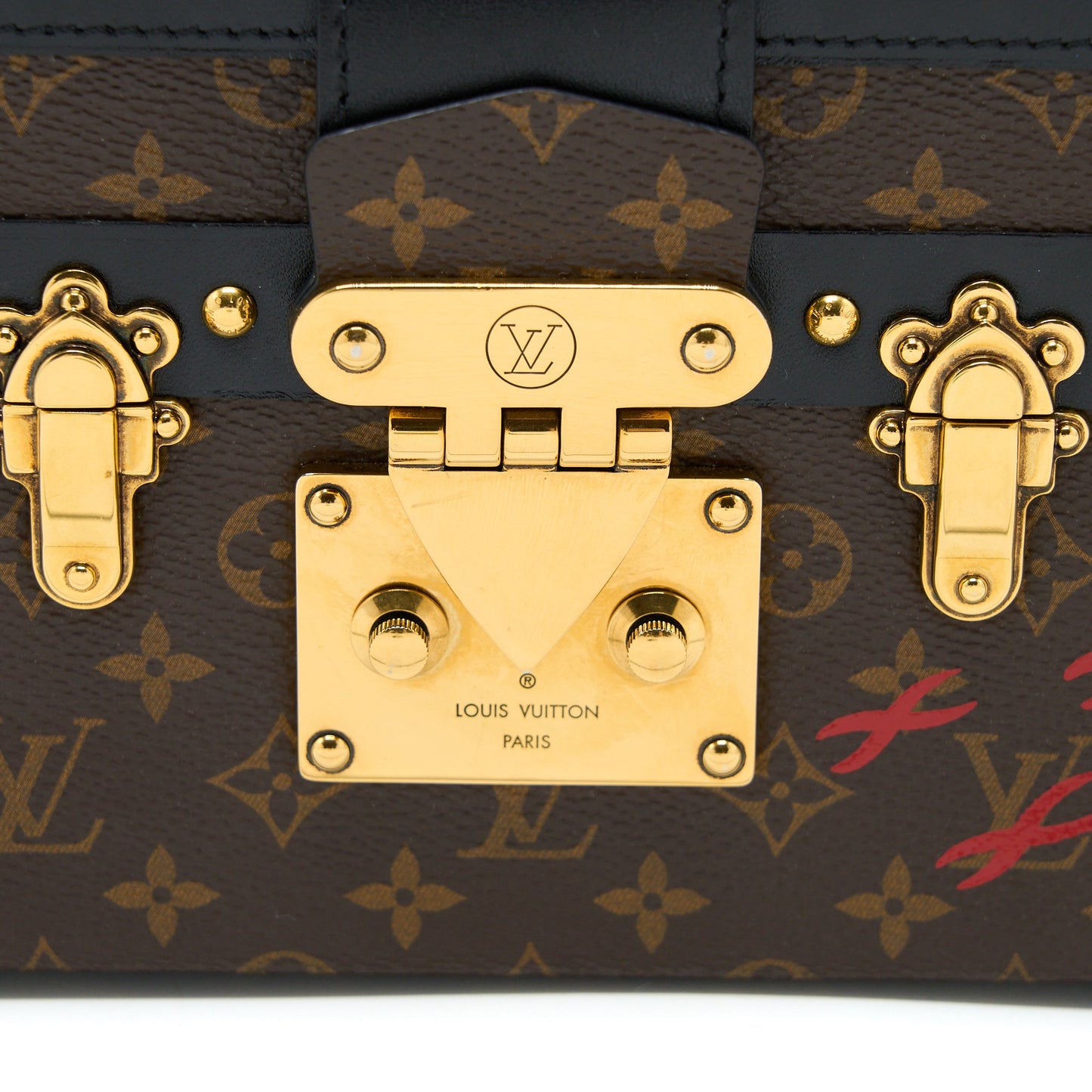Louis Vuitton Petite Malle Monogram Canvas / Leather GHW