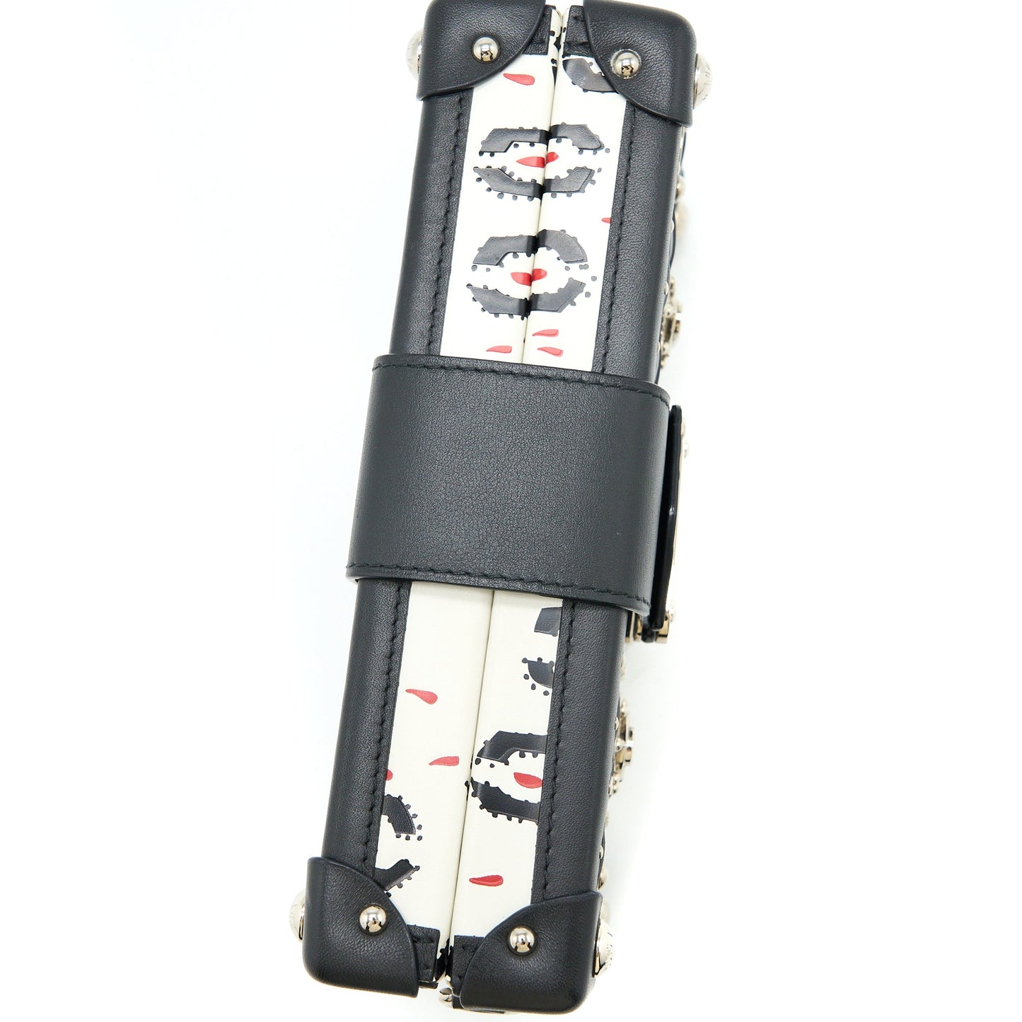 Louis Vuitton Petit Mallet Limited Edition Black / White SHW