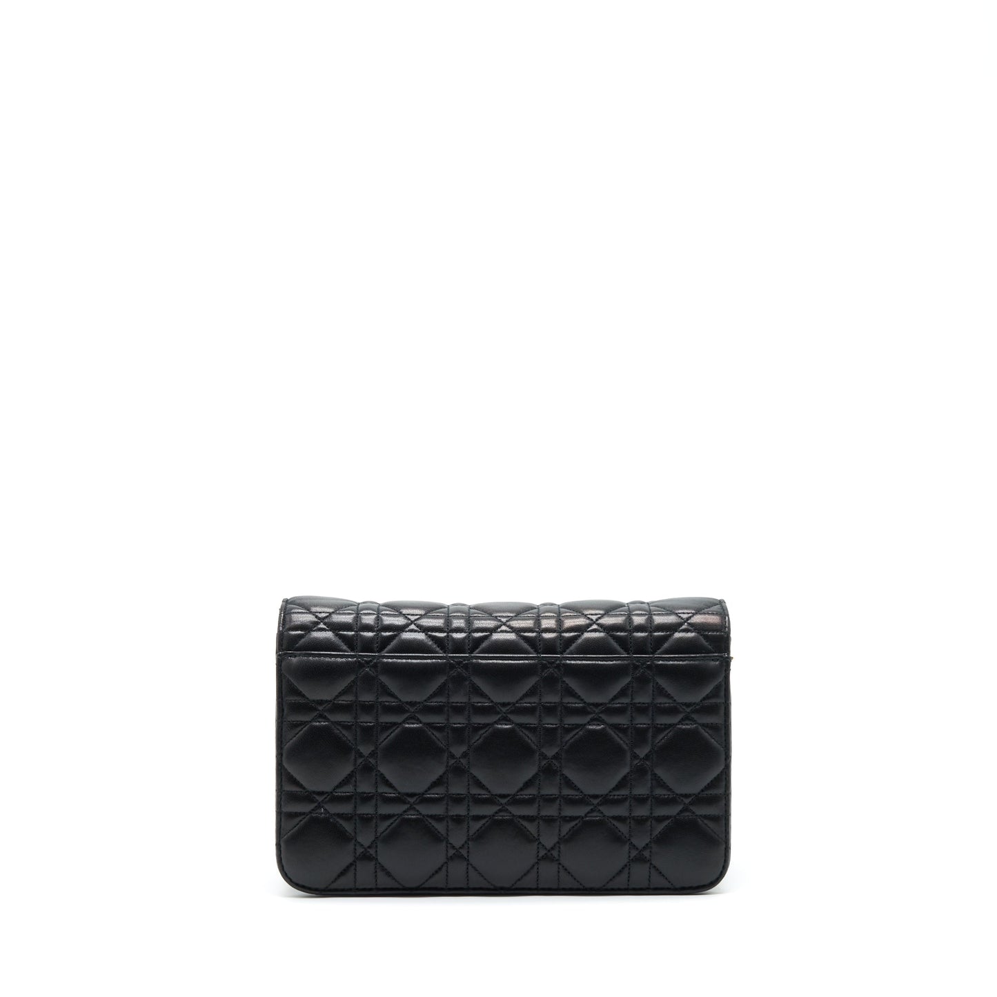 Luxury Dior Miss Luxury Dior Mini Crossbody Chain Bag Lambskin Black LGHW