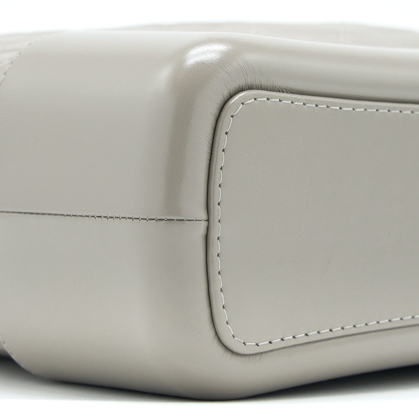 Chanel Large Gabrielle Hobo Bag Aged Calfskin Light Grey Multicoloured Hardware