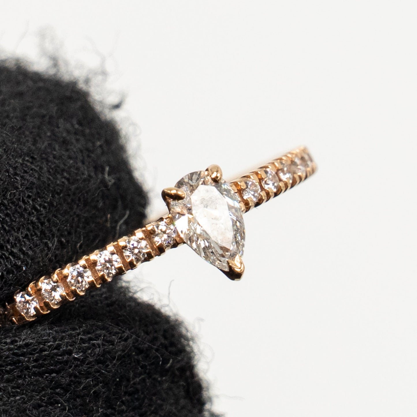 Cartier Size 52 Etincelle De Cartier Ring Rose Gold Diamonds