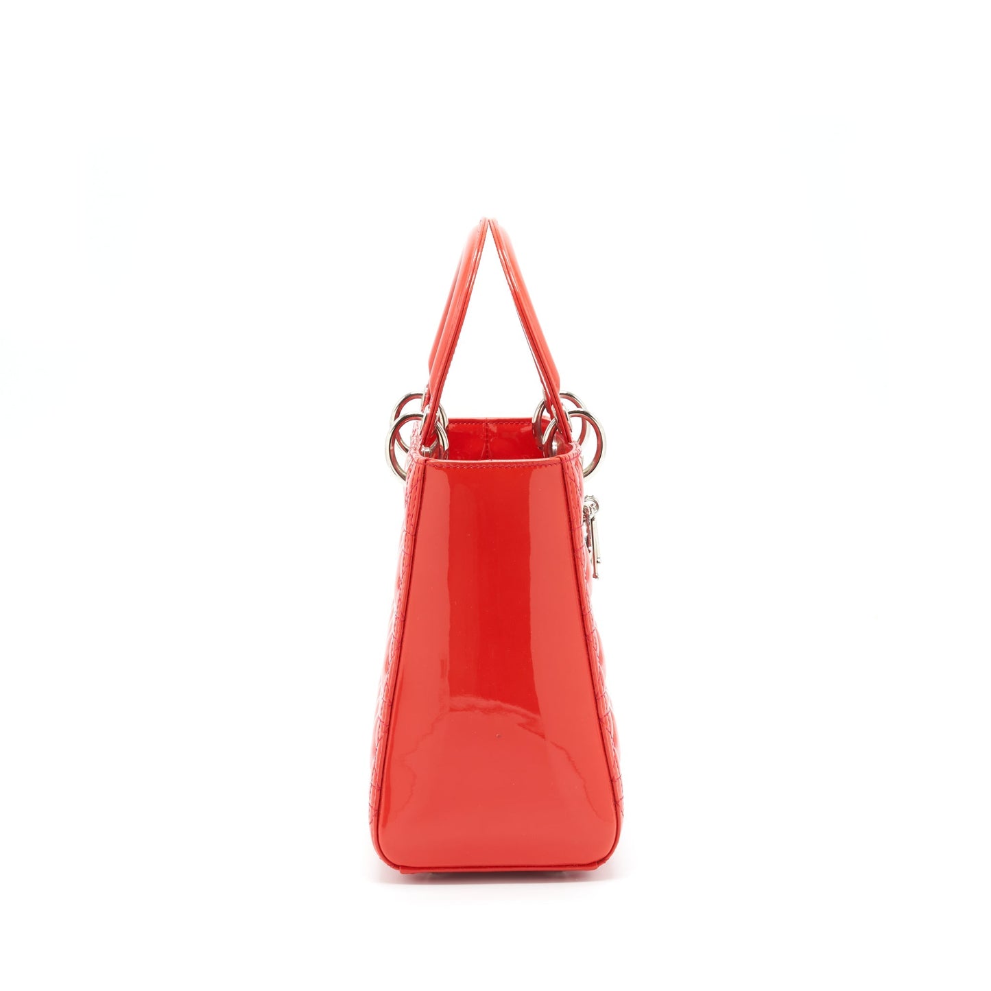 Luxury Dior Medium Lady Luxury Dior Patent Red SHW
