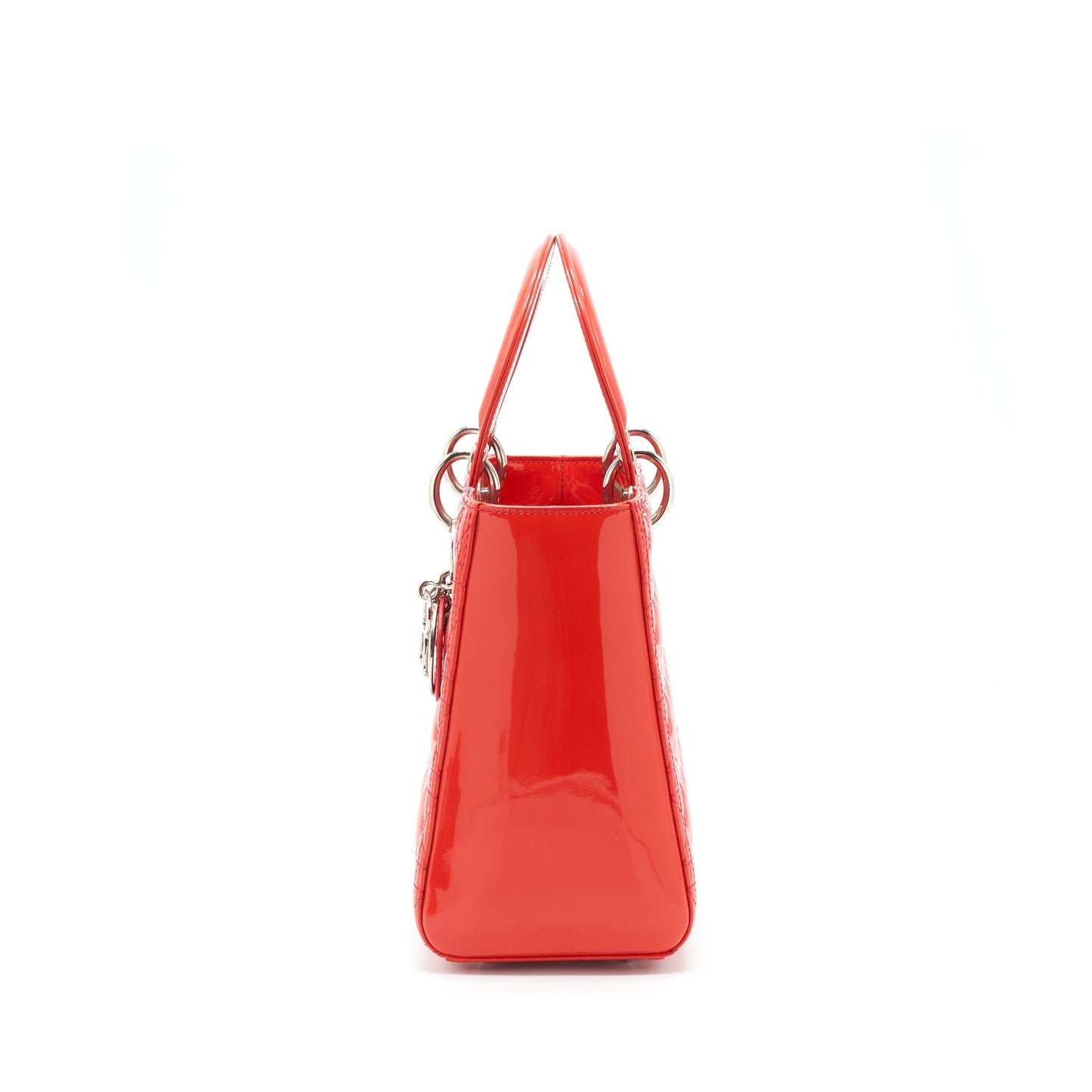 Luxury Dior Medium Lady Luxury Dior Patent Red SHW
