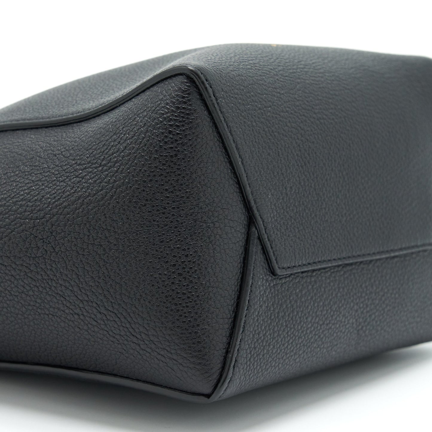 Celine Small Sangle Bucket Bag Soft Grained Calfskin Black GHW