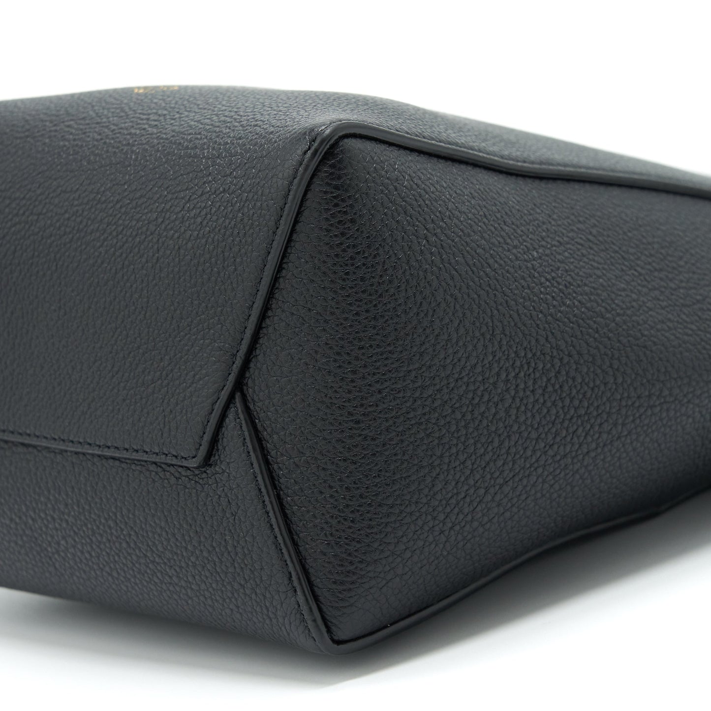 Celine Small Sangle Bucket Bag Soft Grained Calfskin Black GHW